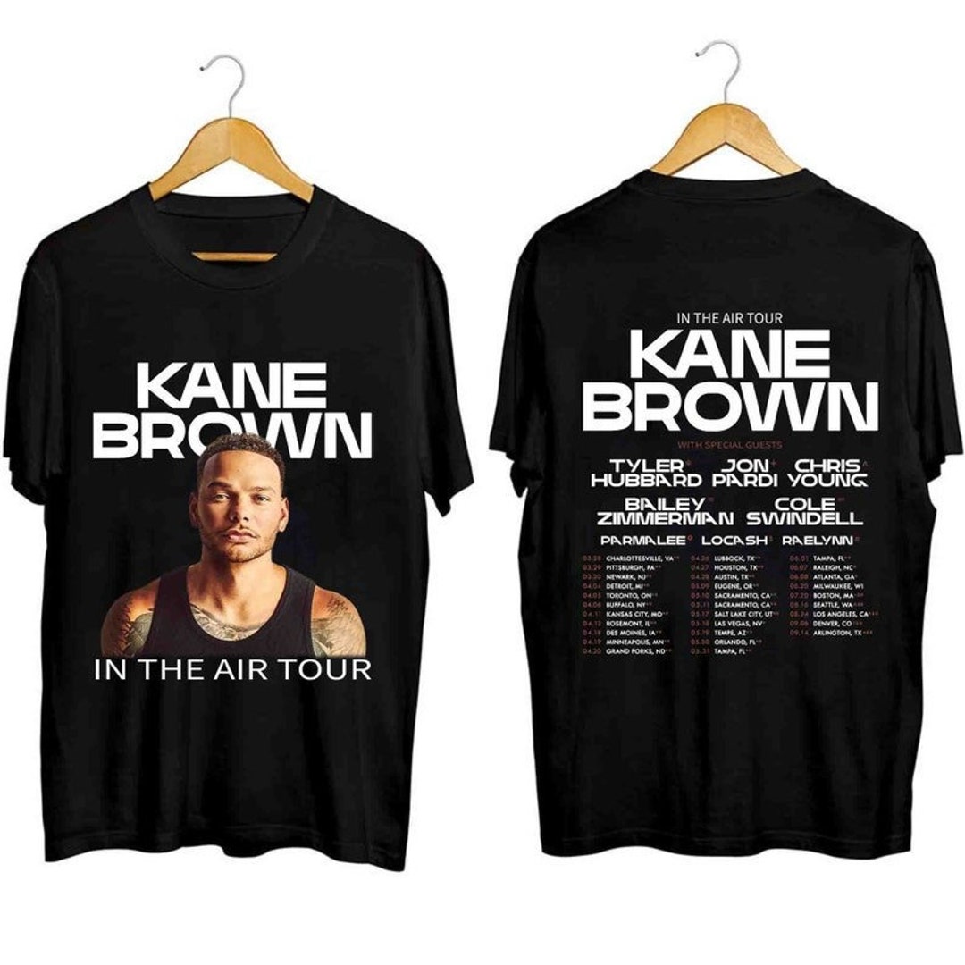 Kane Brown in the Air Tour 2024 Shirt Kane Brown Fan Shirt Etsy