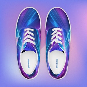Women’s lace-up canvas shoes &quot;Starlight Rave&quot;