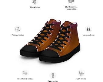 Zapatillas altas de lona para hombre "Autumn Embers V.1"
