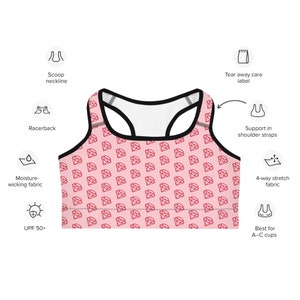 Sports bra &quot;Pink Diamonds&quot;