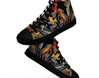 Men’s high top canvas shoes &quot;Akuma&quot;
