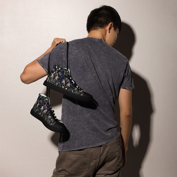 Men's High Top Canvas Shoes 