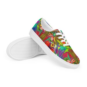 Women’s lace-up canvas shoes "Flora Essence"