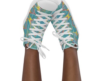 Women’s high top canvas shoes