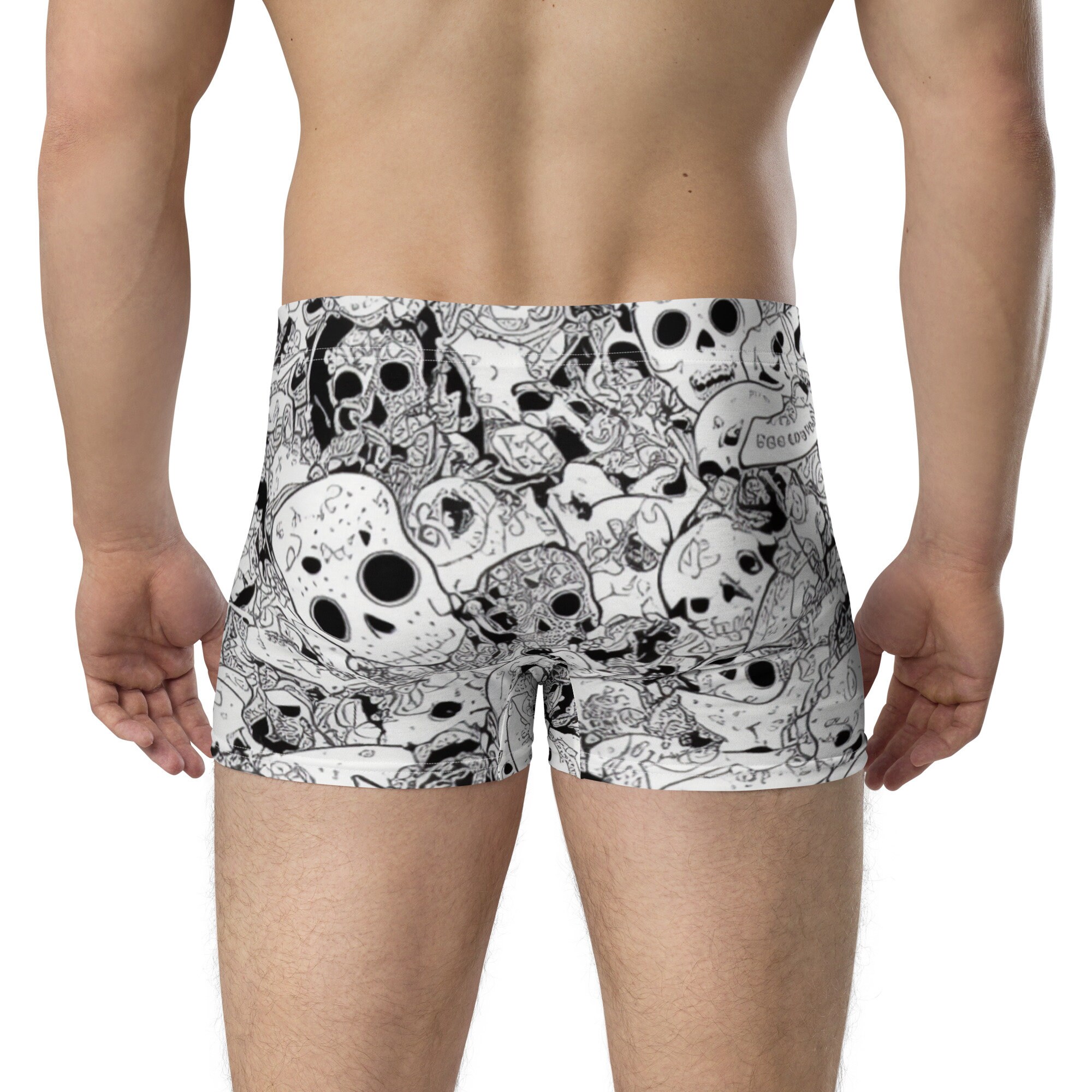 Boxer Briefs skulls and Bones Etsy UK