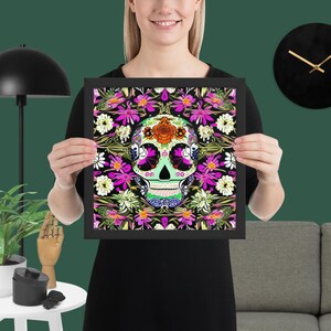 Framed poster