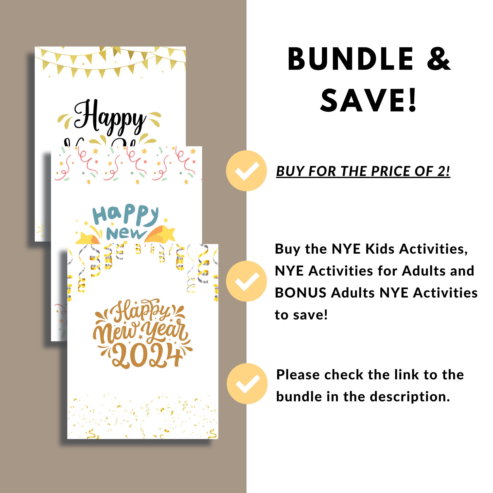 40 Printable New Years Eve Games Party Games for Adults, Printable New ...
