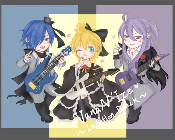 Vanan'ice Imitation Black Double-sided Acrylic Stands丨vocaloid