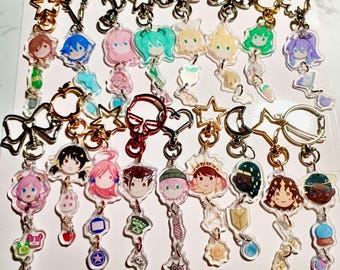 Vocaloid/ Vocal Synth Merch 丨Linked Keyholder Phone Charms Keychains