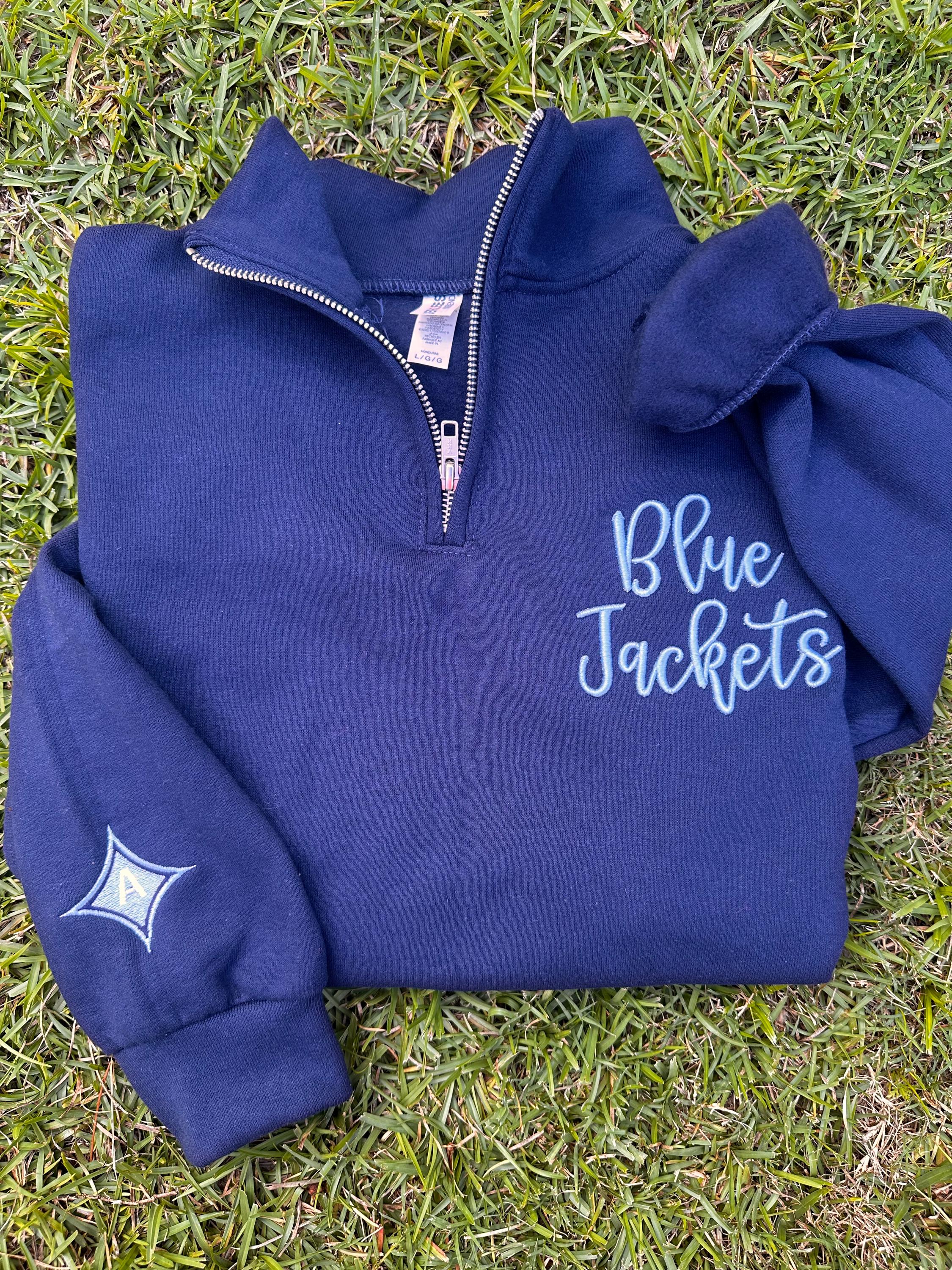 GYPSYu0026SONS CHEER HALF ZIP JERSEY 03 ネイビー Cheer Quarter Zip - Etsy