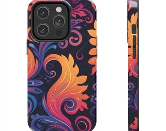 Cell Phone Case | Apple iPhone Case | Samsung Phone Case | Durable Cell Phone Case | Tough Cell Phone Case | Groovy | Paisley Phone Case