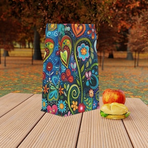 Lunch Bag | Back to School | Reusable Lunch Bag | Insulated Lunch Bag | Fun Lunch Bag | Reusable | Polyester Lunch Bag