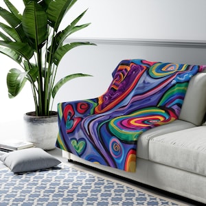 Sherpa Fleece Blanket | Floral Fleece Blanket | Soft Fleece Blanket| Kids Sherpa Blanket | Floral Sherpa Throw | Soft Sherpa Throw
