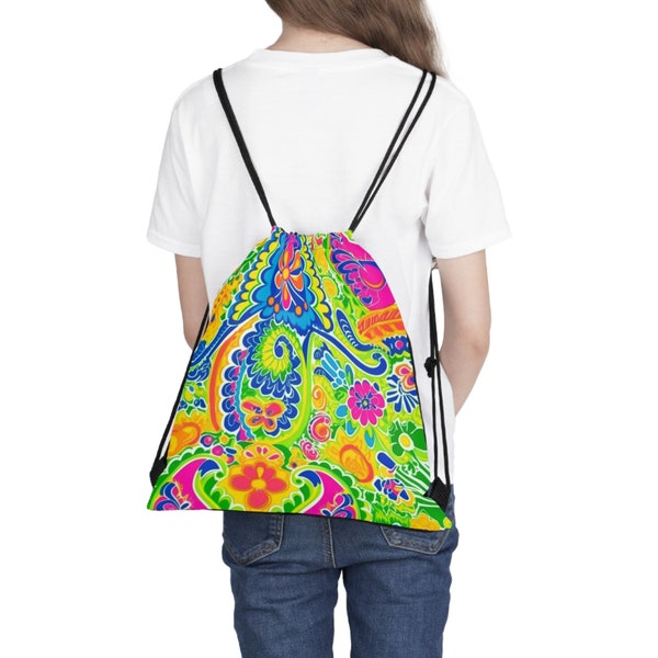 Drawstring Bag | Travel Bag | Drawstring Backpack | Travel Pack | Backpack for Girls | Book Bag | Book Tote | Back to School | Cool Backpack