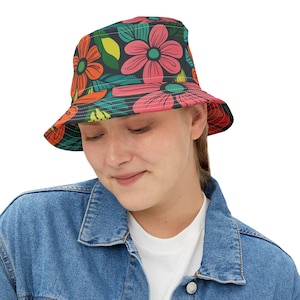 Bucket Hat | Summer Accessory | Festival Wear | Beach Hat | Outdoor Fun | Gift for Nature Lovers