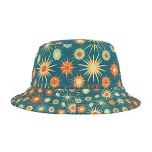 Funky Patterned Bucket Hat: Unisex Sun Hat