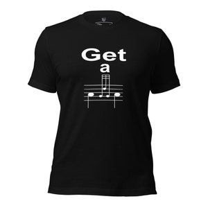 Obtenez un t-shirt drôle avec note de musique de cornemuse