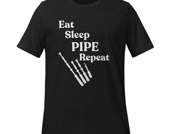 Eat Sleep Pipe Repeat | Koszulka z dudami