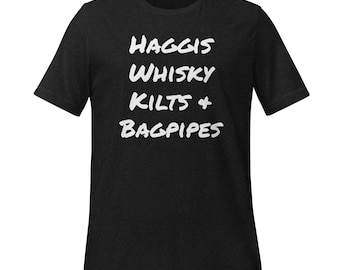 Koszulka Whiskey Haggis Kilts Dudy