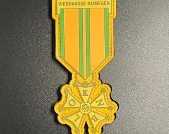 Nijmegen 4Daagse Medal PVC Patch | Vierdaagsekruijs
