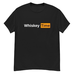 Es ist Whisky-Zeit-Logo-T-Shirt | Whisky Humor