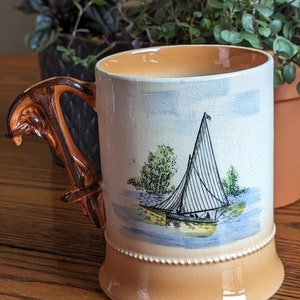 Old ARTHUR WOOD Royal Bradwell Sports Series Tankard/Mugs