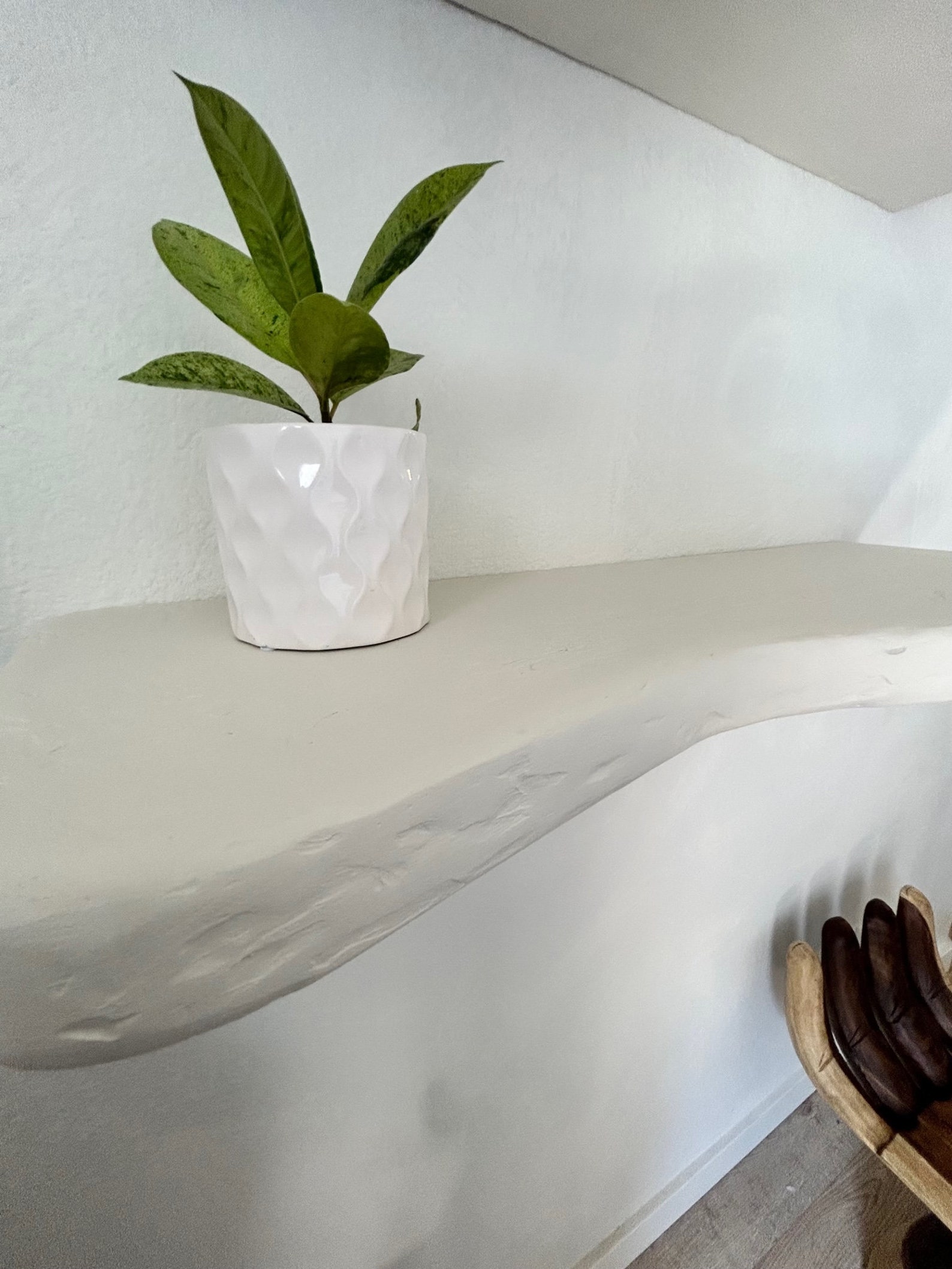 Custom Floating Plaster Shelves Etsy