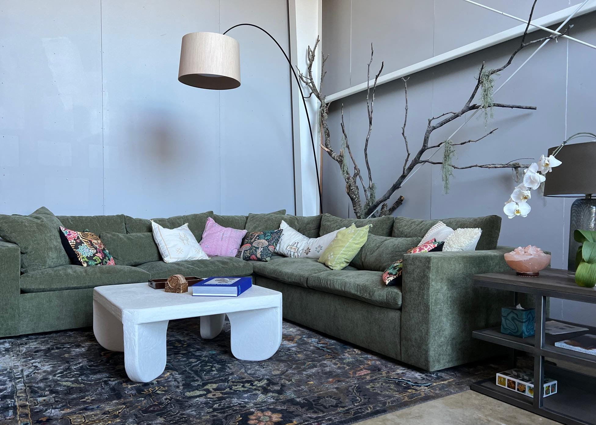 Arches Plaster Table Customizale Coff...