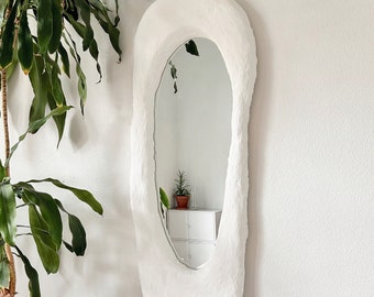 Full Length Organic Plaster Mirror