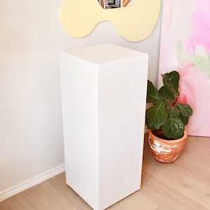 Customizable Plaster Pedestal Column