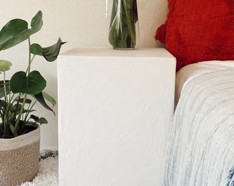 Plaster Side Table