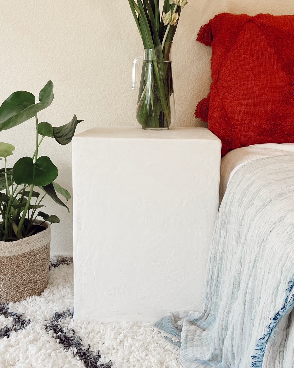 Plaster Side Table
