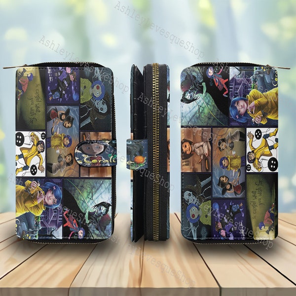 Coraline Fan Wallet Etsy