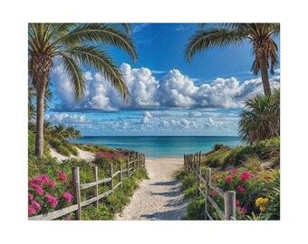 Paradise Found Matte Canvas, Stretched