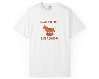 Save a Horse Ride a Cowboy Oversized T-shirt