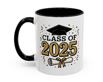 Class of 2025 Accent Coffee Mug