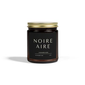 Noire Aire Cashmere Musk Scented Candles (4oz, 9oz)