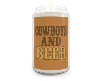 Cowboys and Beer Scented Candle (13.75 oz)