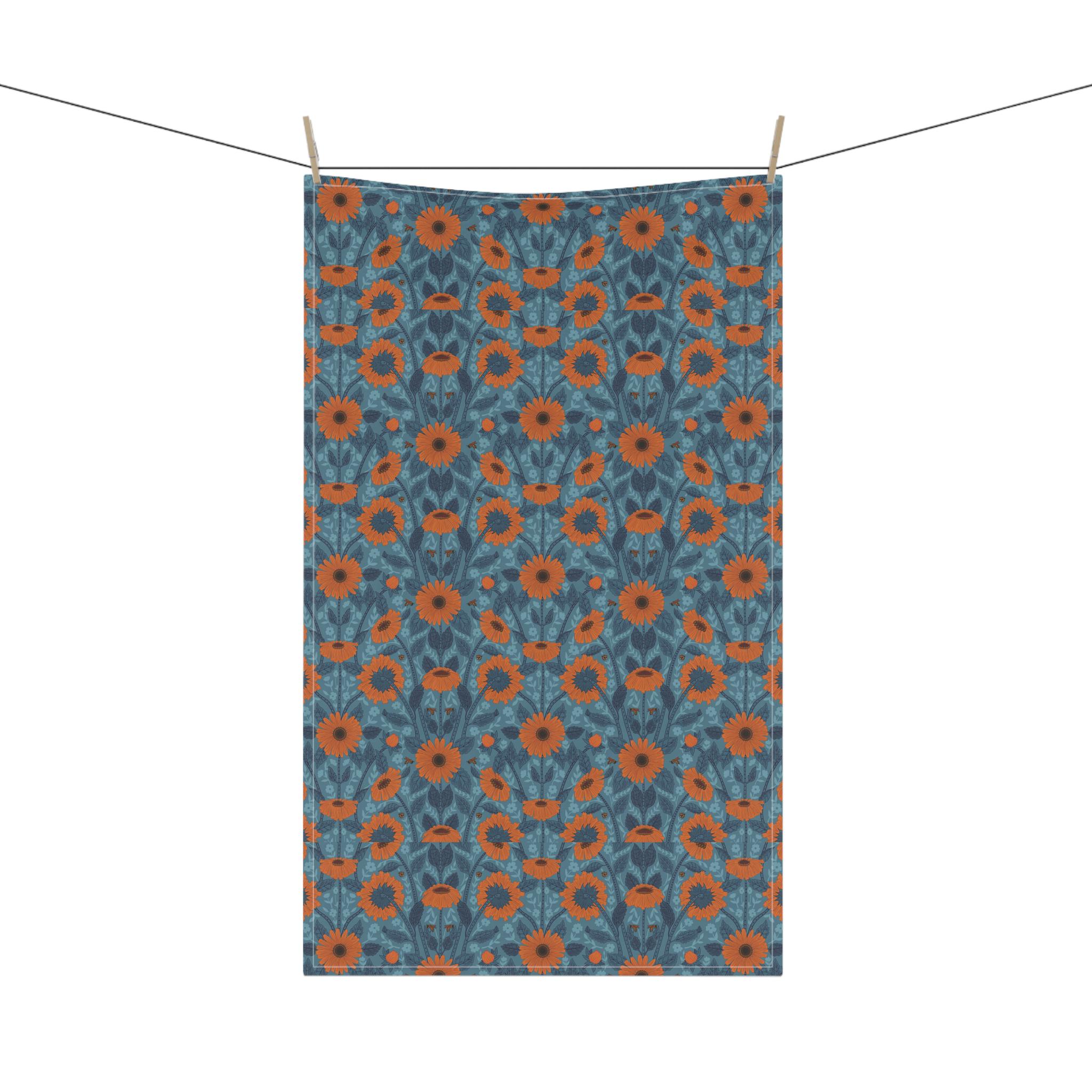 Charming Floral Tea Towels for Kitchen Decor, Gift for