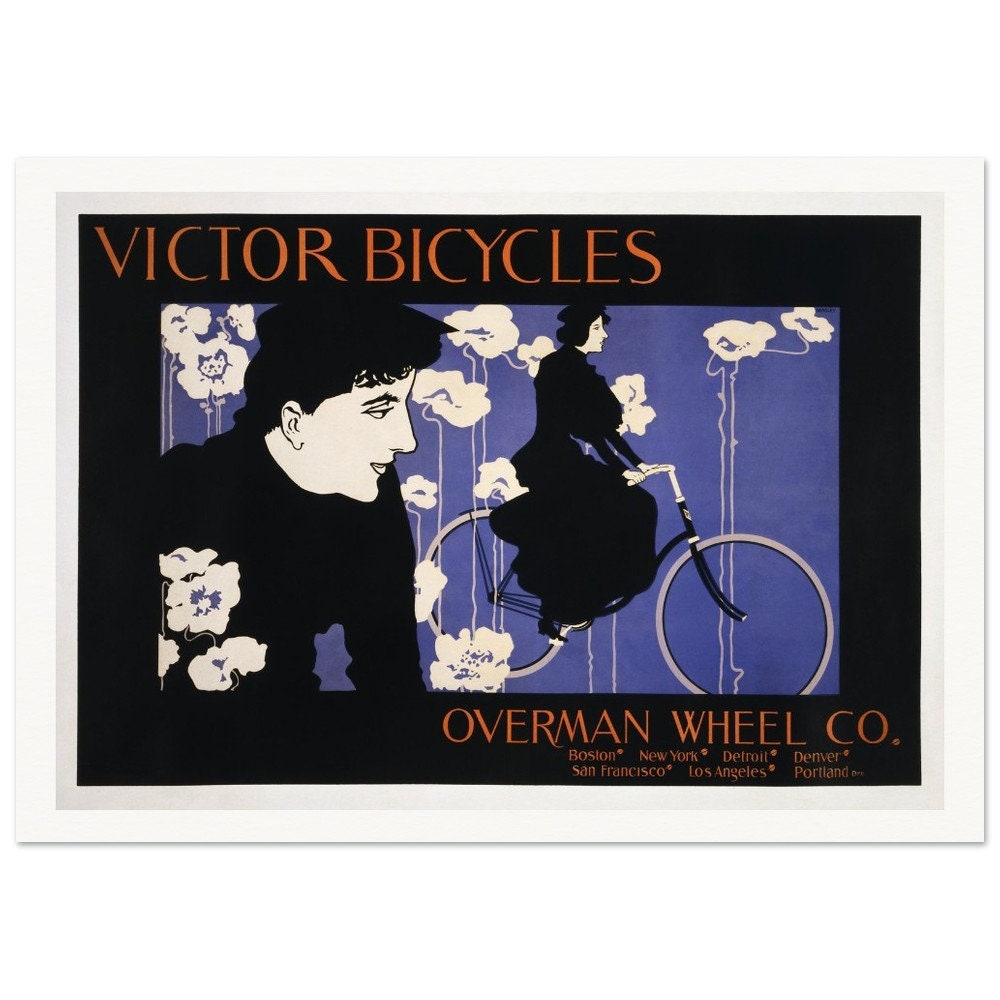 Victor Bicycles Overman Wheel Company Vintage Bike Advertising