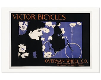 Victor Bicycles Overman Wheel Company Vintage Bike Advertising
