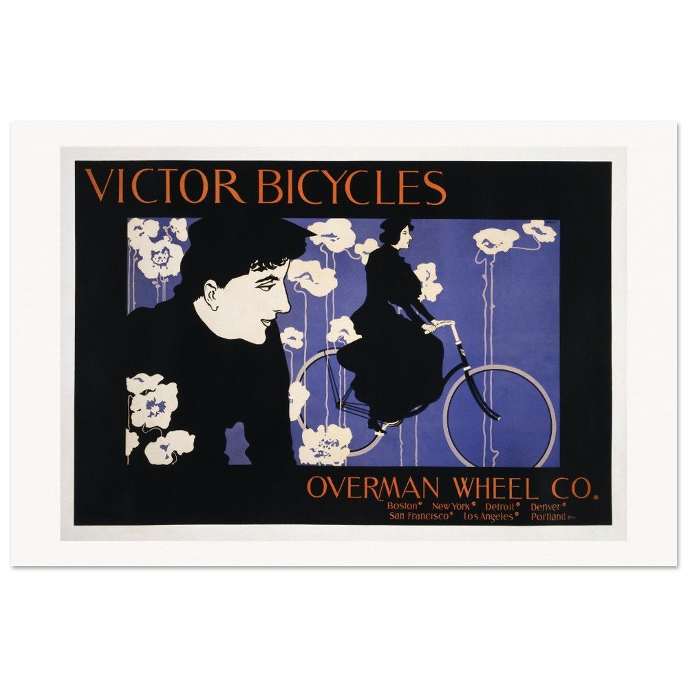 Victor Bicycles Overman Wheel Company Vintage Bike Advertising