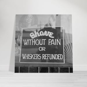 RASIEREN OHNE SCHMERZEN Russell Lee Vintage Fotografie Fotokunst Quadrat Premium Matte Papier Poster Umweltfreundlich Verschiedene Größen
