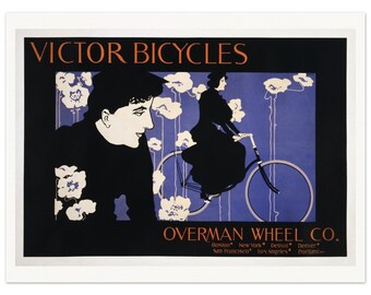 Victor Bicycles Overman Wheel Company Vintage Bike Advertising