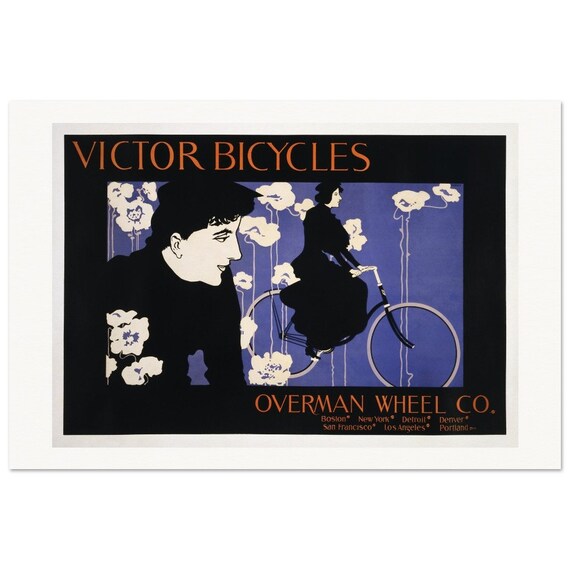 Victor Bicycles Overman Wheel Company Vintage Bike Advertising