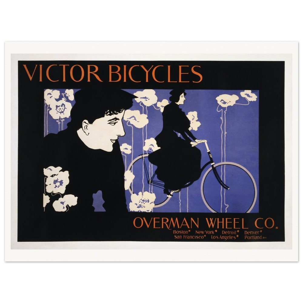 Victor Bicycles Overman Wheel Company Vintage Bike Advertising