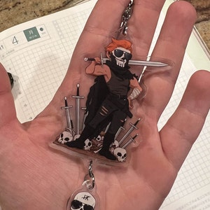 Gideon The Ninth Acrylic Charm - The Locked Tomb