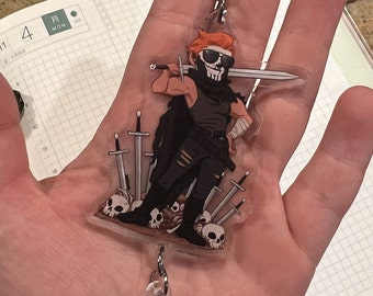 Gideon The Ninth Acrylic Charm - The Locked Tomb
