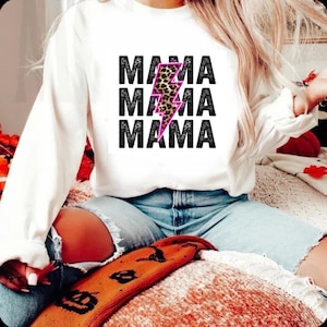 Mama crew neck