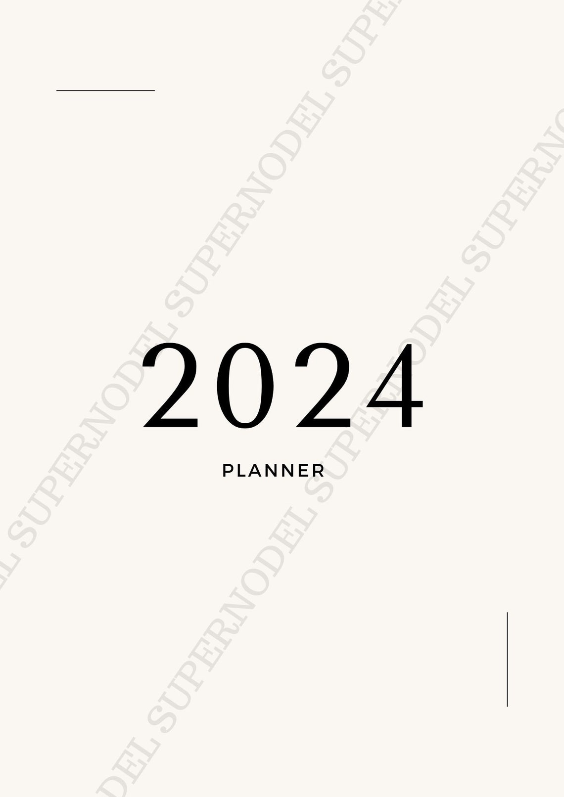 Goodnotes 2024 Digital Planner Template Etsy
